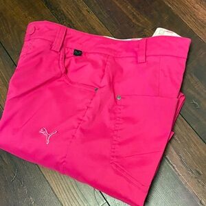 Puma Men's Pink Performance Golf Pants 30x32
